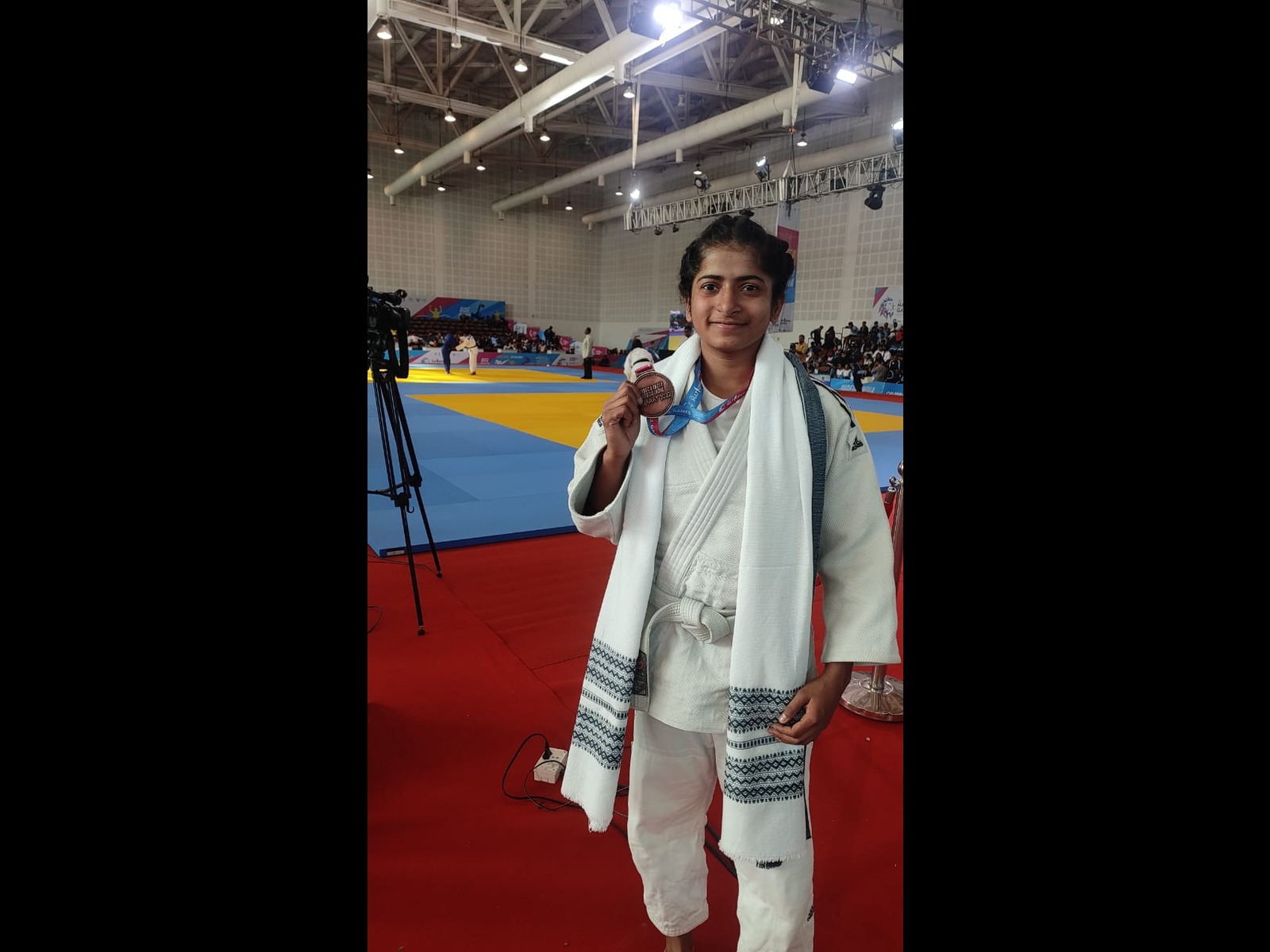 Snehal Khavare wins Bronze medal at the National Games