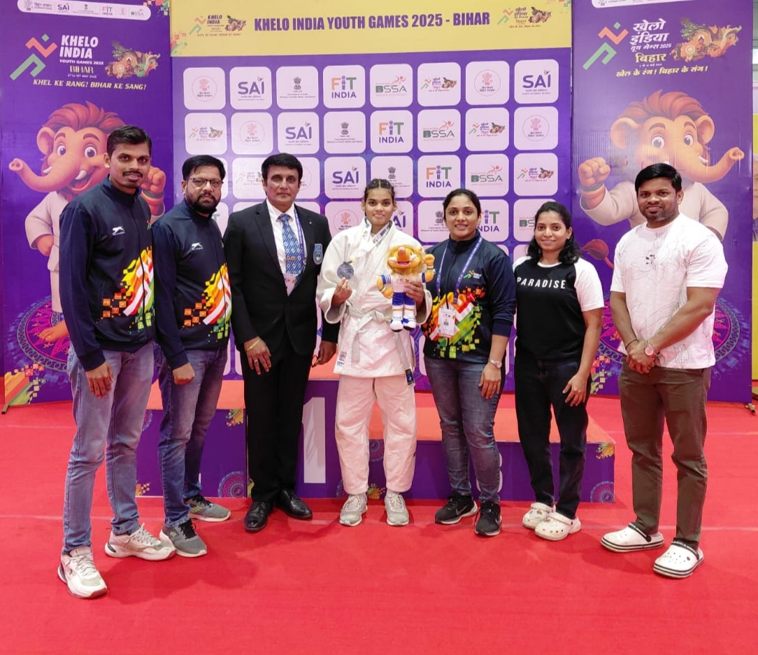 Bhakti Bhosale (Thane) -48 Kg Silver Medal at 7th Khelo India Youth Games 2025, Patna, Bihar